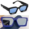 Lunettes de soleil pour hommes Millionaire Z1165W monture bleue lentilles sombres et claires millions de lunettes tendance designer de vacances sauvages 1: 1 personnalisation originale de qualité supérieure