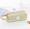 200pcs Large Capacity Stationery Storage Bag Cute Pencil Case Oxford Cloth Pen cases Kawaii Gifts Office Students Kids School Supplies SN4096