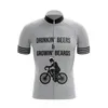 Racing Sets 2021 Mäns Kortärmad Cykling Jersey Suit Team Edition Road Bike Quick-Torking Andningsbar Sommar Customizable / 9D gelkudde
