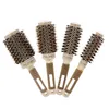 Cheveux Brushes 4 tailles Salon professionnel Outils de coiffure rond Peigneur de coiffure Curling Curling Fer céramique Barrel 20 # 826