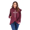 Otoño invierno manga larga pullover sudaderas con capucha sudaderas mujeres cruz fe impresión sudadera con capucha más tamaño Navidad sudadera cálida 210603