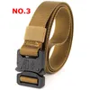 Armée SWAT Jungle War Combat Ceinture tactique Men039s PC Boucle magnétique à dégagement rapide 1200D Densité Nylon Ceinture de camouflage militaire9781313