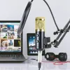 Microphones Micr￳fono bm 900 USB para Karaoke, studio, bm 800, condensador grabaci￳n de ordenador, bm800, avec support, Popfilter