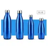 350/500/750 / 1000ml Double-Wall geïsoleerde vacuümfles roestvrij staal waterfles Cola Water Beer Thermos voor Sportfles 210610