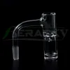 Accessori per fumatori Auto Highbrid Full Weld Beveled Edge Quartz Banger Nail con 2 pezzi Tourbillion / Fori d'aria rotanti per Dab Rigs Water Bong Pipes