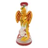 2021 hotselling M747 hand painted Spitfires glass smoking water pipe bongs made in China wholesale,good quality