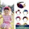 Pałąk Kostium Róża Kwiat Korona Meksykańska Symulacja Rose Flower Garland Photo Rekwizyty Wedding Christmas Hairbands Cena fabryczna Ekspert Jakość projektu