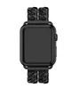 Tiras de relógio de corrente Matel para Apple Watchband Ultra 49mm 8 7 6 5 4 Seia de 41 mm 45mm 38mm 42mm 40mm 44mm Redes de aço inoxidável Banda de loop Iwatch Series 3 2 1 Combinado