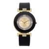 Relojes para hombre Simple negro blanco cuarzo mujer diseño minimalista correa de silicona reloj de pulsera esfera grande reloj creativo de moda para mujer