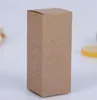 Brown Paper Box Lipstick Perfume Cosmetic Nail Polish Gift Packaging For Wedding Birthday Bottle Cases