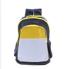 2021 DIY Thermal Transfer Backpack Crianças Sublimação Em Branco Ombros Sacos Colorido Natal Estudantes Junior's School Bag Totes Presentes