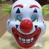 Maschera Cosplay Puntelli Cosplay Horror Spaventoso Clown Maschera per capelli verdi Maschera di Halloween Costume da clown Party T200703