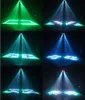 Colorful 20W RGBW Pattern Led Stage Effect Lighting 128 64LED Double Head Airship Projector Lamp Light DJ Disco Party Lights266U