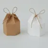 Jewelry Pouches, Bags Men's & Women's Wrapping Paper Cardboard Box Hexagonal Candy Gift Bag