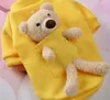 Pocket Bear Abbigliamento per cani Maglione Abbigliamento per cani Peluche invernale per cani di piccola taglia Abbigliamento caldo per animali domestici