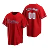 Maglie da baseball Donna Jay Bruce Jersey David Robertson Jean Segura Nick Pivetta Hector Neris Adam Morgan Blake Parker Punto personalizzato