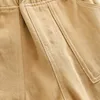 Детские грузовые брюки весенние детская одежда мода детей твердые брюки большие карманные повседневные длинные брюки для мальчиков 5 9 12 лет 210701