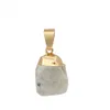 Reiki Healing Crystal Stone Pendant Necklace Irregular Natural Raw Amethyst Gemstone Necklaces for Womens9567167