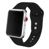 Silikon Solo Loop för Apple Watch Rems 44mm 40mm 45mm 41mm 38mm 42mm Elastic Silicon Watchband Armband Iwatch Serie 2 6 5/4/3 SE 7 Band