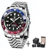 Wristwatches PAGANI DESIGN Reloj Hombre Men Mechanical Watch Luxury Sapphire Glass GMT Clock Stainless Steel Waterproof Automatic