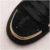 Luxo ouro primavera outono casual sneakers estilo estilo esporte preto couro de patente preto brilhante estudante liso adolescentes tendência mista cores para homens vestido sapatos