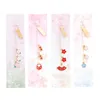 Bookmark Creative Pattern Metal Bookmarks Fresh Cute Kawaii Pendant Notebook Serie Gift Decoration Girl School Supply Stati K0F2