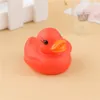 Mini Flashing Ducks LED Lighted Toys Baby Bath Toys Glow Toys Kids Bathtub Luminous Floating Ducks 461 Y22515159