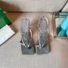 Femmes en cuir vraie dames cm talons sandales l'été tongs slipper glissa