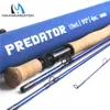 Maximumcatch Predator 9FT canne à pêche à la mouche d'eau salée 30T SK fibre de carbone 8wt/9wt/10wt/12wt 4pc avec Tube Cordura 211118