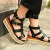 Women's Sandals Ladies Crystal Open Toe Ankle Strap Thick Bottom Flat Shoes Woman Casual Fashion Sandals Female 2021 Summer Y0721