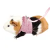 Small Pet Two-legged Chest Strap Outdoor Traction Rope Leash Clothes For Chinchilla Dutch Guinea Pig Breathable Cotton Corset303P