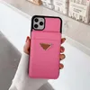 Fashion insert card leather Iphone 12 Pro Max Phone Cases mobile Case 11 Prothree2 xr X XS shell curve cover models268x1282451