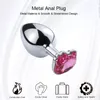 Analsexleksaker Small Crystal Cat Face Jewel Anal Butt Plug Prostate Massager Anal GSPOT Stimulation for Woman For Couples1510713