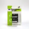 Znter L 15V 3000mAh USB -gränssnitt Uppladdningsbart litiumbatterityp C Micro Batterier 2st A219866768