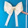 Duży Bowknot DIY PE Pianka Kwiat Handmade Materiał Pakiet Akcesoria Robić Party Wedding Arch Decor Strona główna Tło Wall Bow-Knot