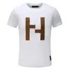 Herr T-shirt Sommar T-shirt Hög kvalitet Herr Stylist T-shirt Hip Hop Herr Dam Svarta Kortärmade T-shirts Storlek M-3XL