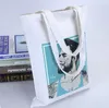 Sublimering Blank Handväska DIY Canvas Tote Bag Klassisk Förvaring Pouch Makeup Bag Mynt Purse Korthållare OEM Tillgänglig BT6770