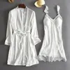 white wedding nightgown