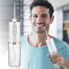 Kraftfull Dental Water Jet Pick Flosser Muntvättmaskin Bärbar oral irrigator för tandblekning Rengöring Hälsa 220224