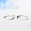 Wedding Rings Sterling Silver Crown Promise Matching Engagement Adjustable For Couples Lover Friends Her Him Jewelry Valentine G