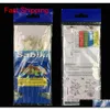 6pcsbag de alto carbono gancho de aço verdadeiro penas de peixes fishhooks fios de pesca robal carpa marinha luminosa gancho de cordas FIC HOME20067495029