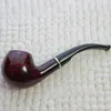 Smoking Pipes Handheld Bent Pipe Wooden Filter Grinder Portable Pocket Durable Cigarette Accessories Gifts