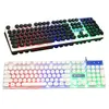 Clavier de jeu Imitation mécanique et souris USB 104 Keycaps Gamer russe avec rétroéclairage Key Board1