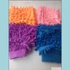 Hushållsverktyg Husekee Organisation Home Gardencar Hand Soft Cleaning Handduk Microfiber Chenille Washing Gloves Coral Fleece Anthozoan SP
