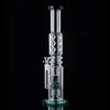 Mais novos tubos de água Big Bong 14 feminino articulação de Óleo Dab Rigs Tipo de vidro grosso Gelo Pinço N Holes Percolador Donut Perc Hookahs com tigela WP2191