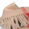 Jesienne i zimowe nowe szalik Kobieta Brytyjska Bagh Nasiła kaszmirowy szal szal podwójnie użycie gruby para szalik fghdfjdj187j