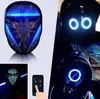 Application Bluetooth d'origine Changement face masque Programmable DIY PO Animation en couleur Masque LED brillant Board d'affichage Party Christmas4136358