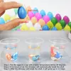 60pcs Inflatable Magic Hatching Dinosaur Eggs Add Water Growing Dino Eggs Child Kid Educational Toy Easter Interesting Gift GG0804