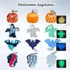 Halloween Decompression Toy Sensory Boże Narodzenie Dynia Nietoperz Ghost Luminous Brelok Fidget Zabawki Push Bubble Anti Stress Dzieci Dorośli Hurtownie