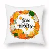 Kissen/Dekokissen 45 x 45 cm, Wimpernhülle, Halloween-Überwurf aus Baumwolle und Leinen, Überwurf für Bett, Couch, Sofa, Kissenbezug, Thanksgiving-Geschenk